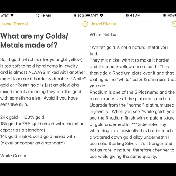 Diamond, Moissanite & Gold Ring Info - Picture 8 of 17